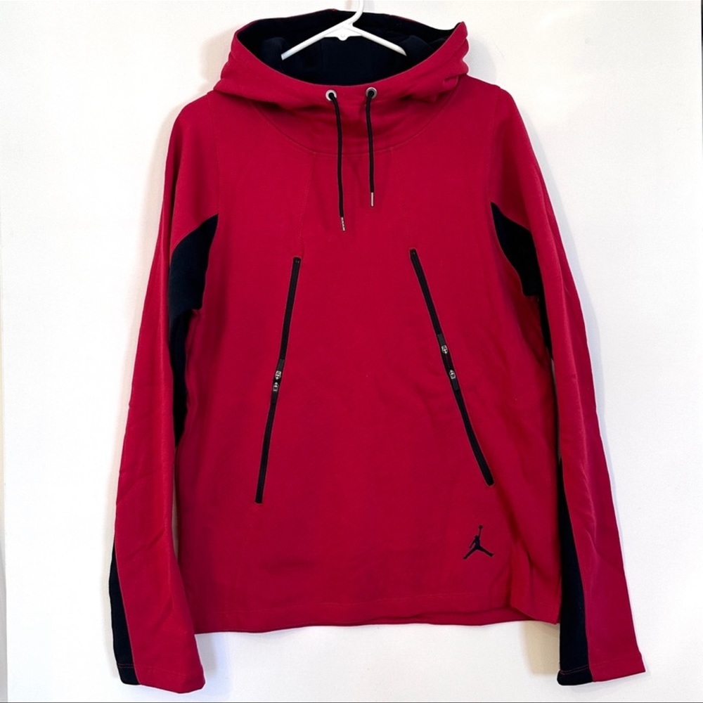 🥷🏿🥷🏿🥷🏿JORDAN MEN’S RED HOODIE SIZE-M